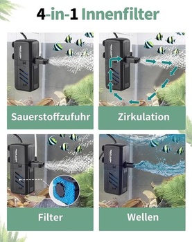 Akvarijní filtr Lunekuck LK-500LH-6W-F