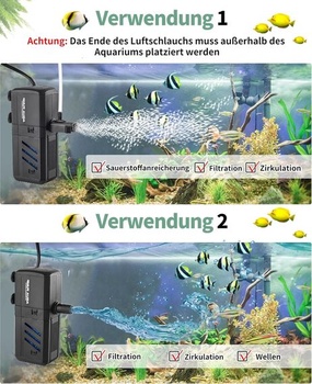 Akvarijní filtr Lunekuck LK-500LH-6W-F