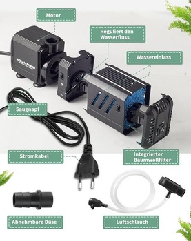 Akvarijní filtr Lunekuck LK-500LH-6W-F