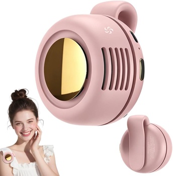 Stolný ventilátor KUWUNG klipový ružový mini