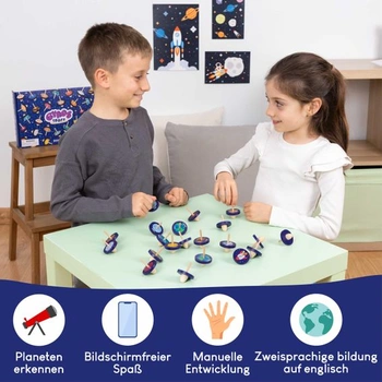 BONNYCO Kače pre deti, balenie 40 kusov, Párty darčeky, Darčeky k narodeninám pre deti, 40 kusov, Vesmírny