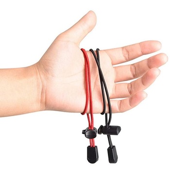 ABOOFAN 4PCS Pracka na batoh Elastické lano Sťahovací kábel Nastaviteľná upevňovacia pracka pre
