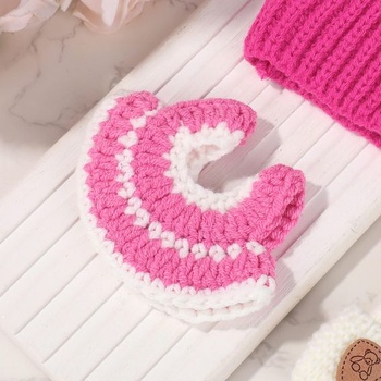 Sada 3 kusů oblečení pro panenky o velikosti 17 cm, včetně kašmírové čepice, sukně a tašky.