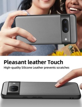 Púzdro X-level pre Google Pixel 8, pravé silikónové kožené púzdro, tenké protišmykové, odolné