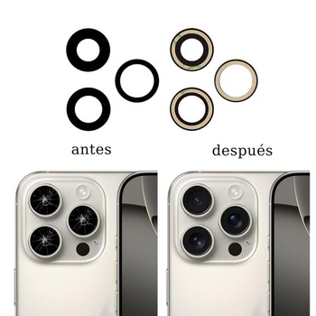 Súprava 3 náhradných objektívov pre iPhone 16 Pro / 16 Pro Max, náhradný objektív s opravným náradím,