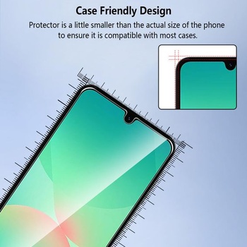 [3 kusy ochranná fólia z tvrdeného skla pre Samsung Galaxy A26 5G, tvrdosť 9H, odolná proti