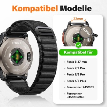 Remienok NotoCity pre Garmin fenix 6 pre/7, 22mm remienok pre Garmin Fenix ​​6/7 pre/5/5 plus,