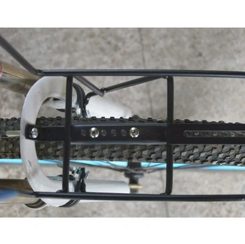 Predný nosič batožiny, predný nosič batožiny na bicykel, s úchytom na riadidlá | Vrátane