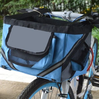 Predný nosič batožiny, predný nosič batožiny na bicykel, s úchytom na riadidlá | Vrátane