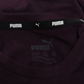 Dětské hnědé tričko, 110 Puma