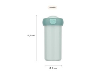 Mepal - Campus uzatvárateľné tégliky - 300 ml - tyrkysové Tyrkysové 300 ml (1 balenie)