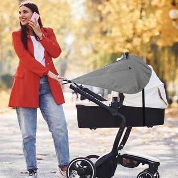 Slnečná strieška APOMOONS pre kočíky s UV ochranou a úložným vakom, slnečná strieška pre kočíky a