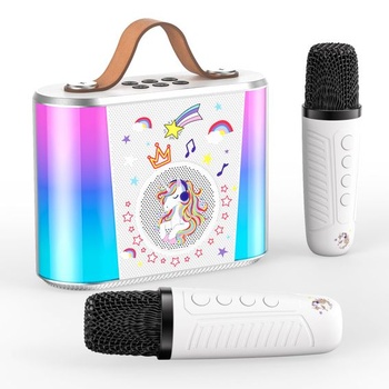 Karaoke automat pre deti od 3 do 15 rokov (biely)