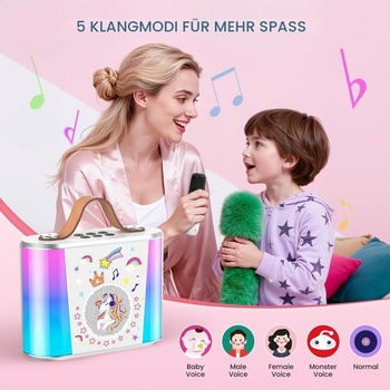 Karaoke automat pro děti od 3 do 15 let (bílý)