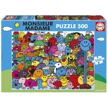 Educa - Puzzle Monsieur Madame | Detské puzzle s 500…