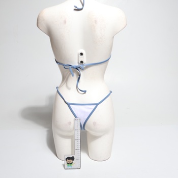 GORGLITTER Dámske bikiny s ramienkami na krk, sexi trojuholníkové plavky, dvojdielne plavky s krúžkami,