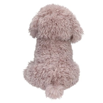 Plyšový pejsek Max s kudrnatou srstí v šedé barvě, cca 30 cm, velikost 14058 TOPModel Fur Ever