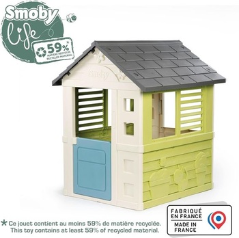 Smoby Life - Krásny dom - Moderný design - Brána, Okná s okenicami - Recyklovaný materiál - Vek 2+