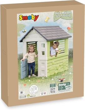 Smoby Life - Krásny dom - Moderný design - Brána, Okná s okenicami - Recyklovaný materiál - Vek 2+