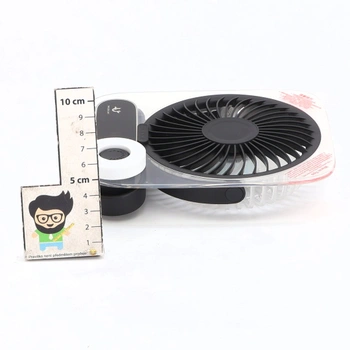 Stolní ventilátor Simpeak USB černý tichý
