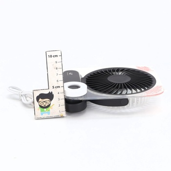 Stolný ventilátor Simpeak USB čierny tichý