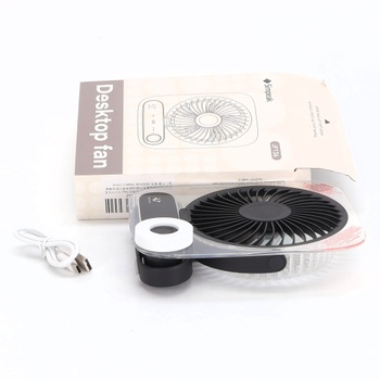 Stolní ventilátor Simpeak USB černý tichý