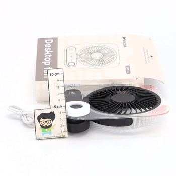 Stolní ventilátor Simpeak USB černý tichý