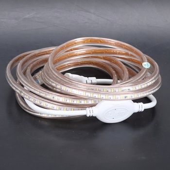 XUNATA LED pásik, 3 metre, studené biele svetlo, 220V SMD 3014, 120 LED/m, IP67 Vodotesný,