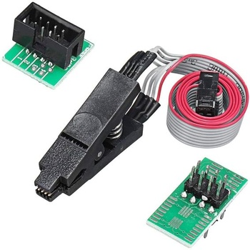 Testovací svorka SOP8 SOIC8 pro EEPROM 25CXX / 24CXX + CH341 24 25 Series EEPROM Flash BIOS USB