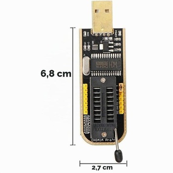 Testovací svorka SOP8 SOIC8 pro EEPROM 25CXX / 24CXX + CH341 24 25 Series EEPROM Flash BIOS USB