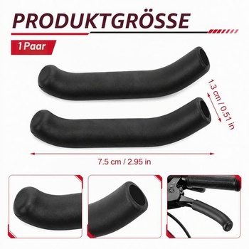 Kryty brzdových pák na bicykle, silikónové ochranné kryty brzdových pák, protišmykové,