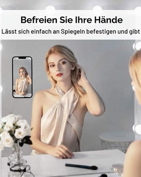 Silikonová přísavka na mobilní telefony, oboustranná, bílá, 2 kusy