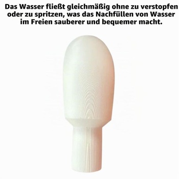 Pomůcka pro plnění nádrže na vodu, univerzální trychtýř 16 cm, víceúčelová protiskluzová rukojeť,