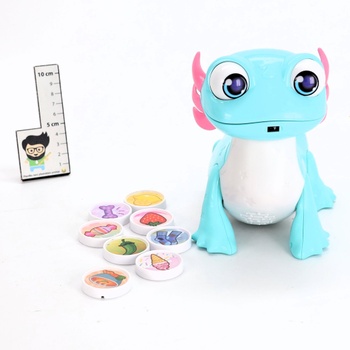 VTech - Zebulon, můj společník Gloton, interaktivní axolotl, který mluví, zpívá, jí a reaguje,