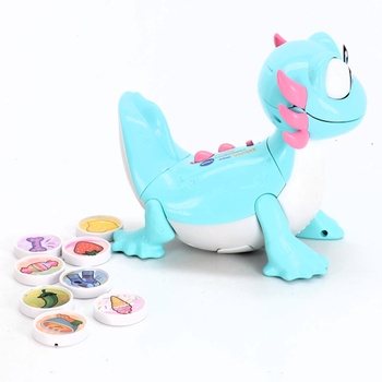 VTECH - Zebulon, môj spoločník Gloton, interaktívny axolotl, ktorý hovorí, spieva, je a reaguje,