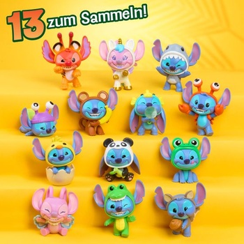Zberateľská figúrka Just Play Disney Stitch Goes Wild, cca 5 cm veľká minifigúrka v zaslepovacej