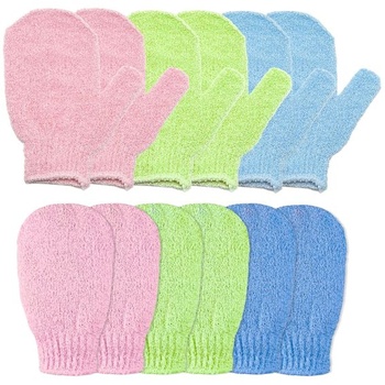 12dielne exfoliačné rukavice do kúpeľa, sprchy, kúpeľov,…