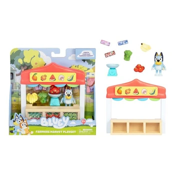 Miniatúrne hracie sady Bluey. Modrá hracia sada s…