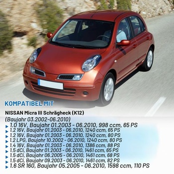 Spínač otvárania veka batožinového priestoru kompatibilný s Micra III Hatchback K12 1.0 1.2 1.4 1.5