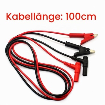 JZK 2 kusy 1m 1000 V 10 A krokosvorky elektrické meracie káble, meracie káble pre multimeter, kábel