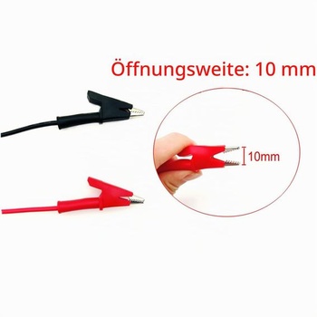 JZK 2 kusy 1m 1000 V 10 A krokosvorky elektrické meracie káble, meracie káble pre multimeter, kábel