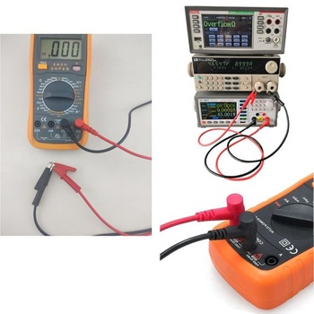 JZK 2 kusy 1m 1000 V 10 A krokosvorky elektrické meracie káble, meracie káble pre multimeter, kábel