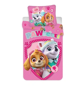 Detské obliečky Paw Patrol Junior ružové 100x135 + obliečka…