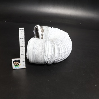 Výfuková rúrka Hon&Guan ø150mm, 5m PVC hliníková hadica s 2 hadicovými svorkami pre prenosnú