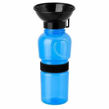 Fľaša na vodu pre psov a mačky s dávkovačom a zdvíhacím dávkovačom, 550 ml, bez BPA