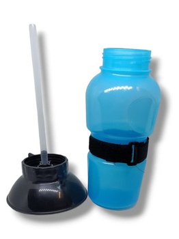 Fľaša na vodu pre psov a mačky s dávkovačom a zdvíhacím dávkovačom, 550 ml, bez BPA