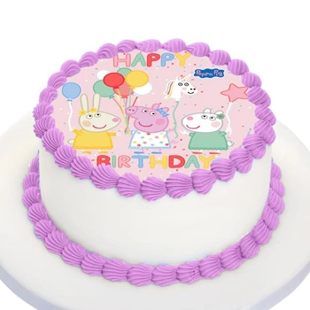 Jedlá ozdoba na tortu Prasiatko Peppa 20cm