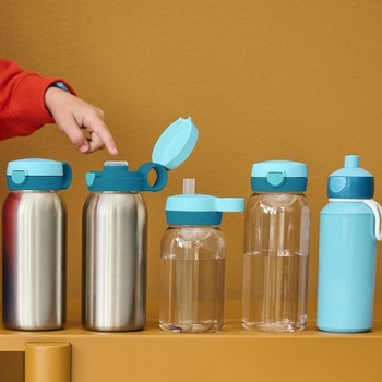 Mepal - Láhev na pití Campus s brčkem - 450 ml - Štěňata Tlapkové patroly