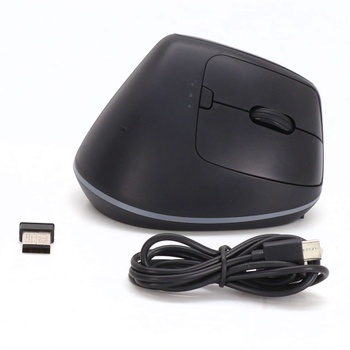 TECKNET Ergonomická myš Mini, 2,4G bezdrôtová vertikálna myš pre malé ruky, senzor 4800 DPI, 5