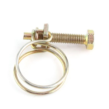 Hadicové spony 25 mm, 10 kusů, nastavitelné, vyrobené ze železa, pozinkované